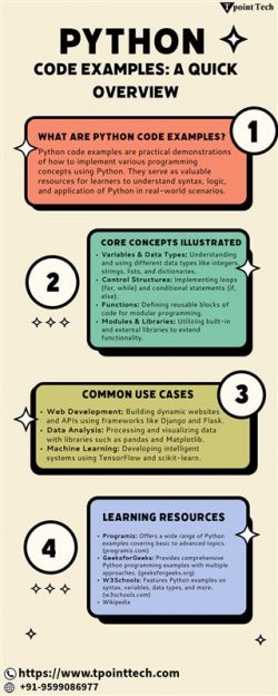 Python Code Examples | Tpoint Tech
