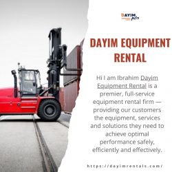 Boom Lift Rental – Elevate Your Worksite with Dayim Equipment Rental