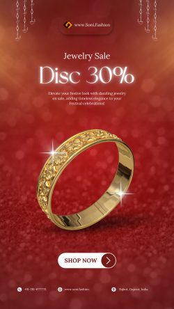 Stunning Gold Plated Bangles crafted with intricate patterns by Soni Fashion