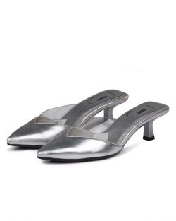 Shop Saffron Silk Heels for Women Online