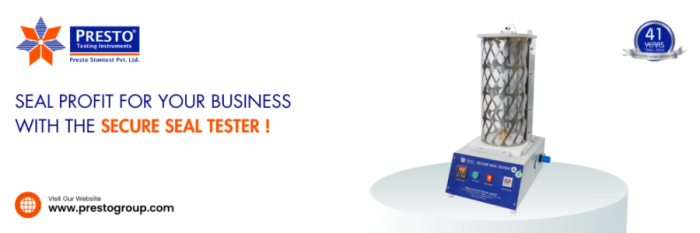 Ensure Leak-Proof Packaging with a Reliable Secure Seal Tester