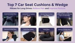 Top 7 Car Seat Cushions and Wedge Pillows for Long Drives