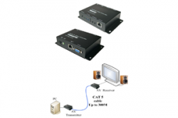 CAT5 VGA + Digital Audio Extender Kit