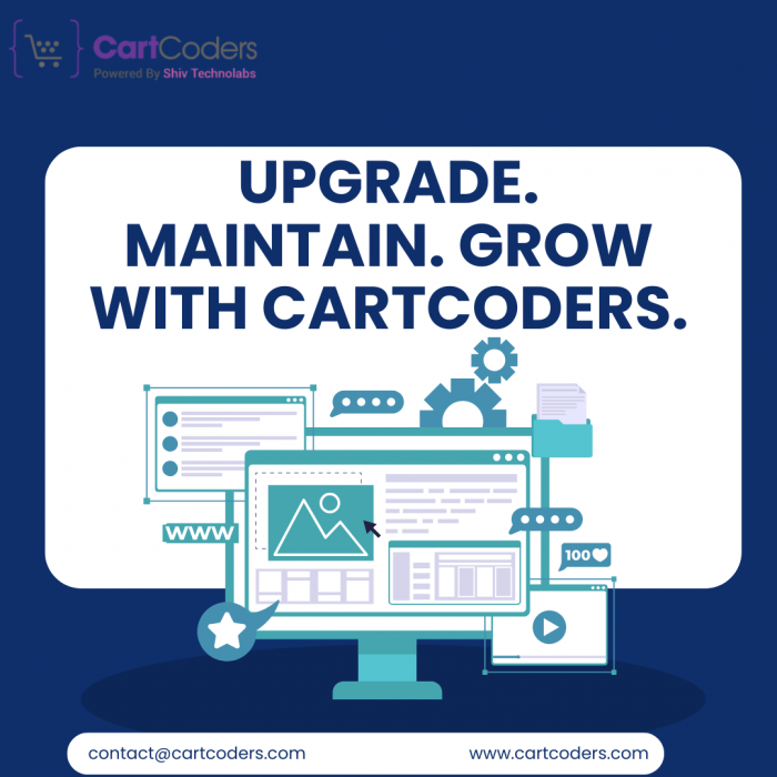 Upgrade. Maintain. Grow with CartCoders.