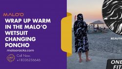 Wrap Up Warm in the Malo’o Wetsuit Changing Poncho