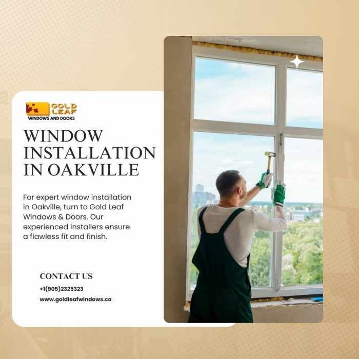 Window Installation in Oakville