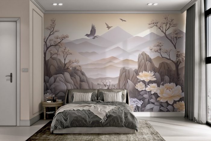 3d wall flowers