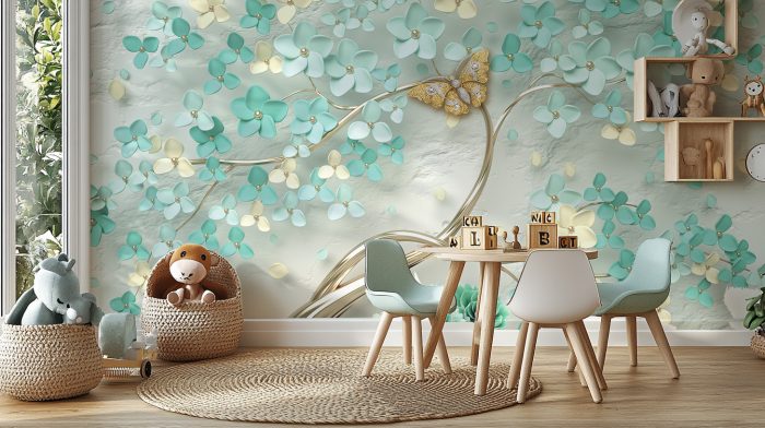 DIY 3D Wallpaper Makeovers