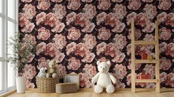 floral wall paper