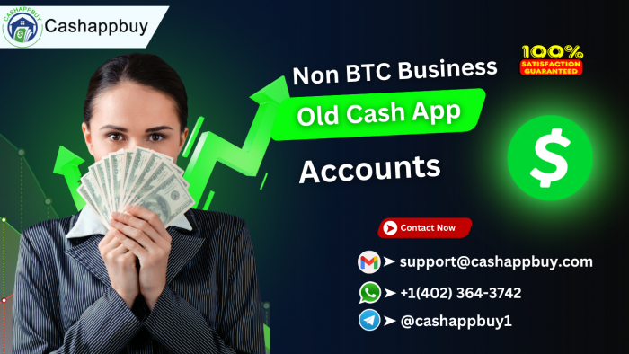 Best Place to Buy Non BTC Business Old Cashapp Accounts For Sale in 2025
