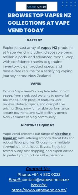 Browse Top Vapes NZ Collections at Vape Vend Today