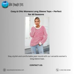 Cozy & Chic Womens Long Sleeve Tops – Perfect for All Seasons