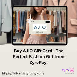 Buy Ajio Gift Card – The Perfect Fashion Gift from ZyroPay!