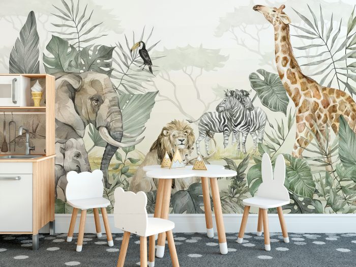 Animal Print Wallpaper for Modern Interiors