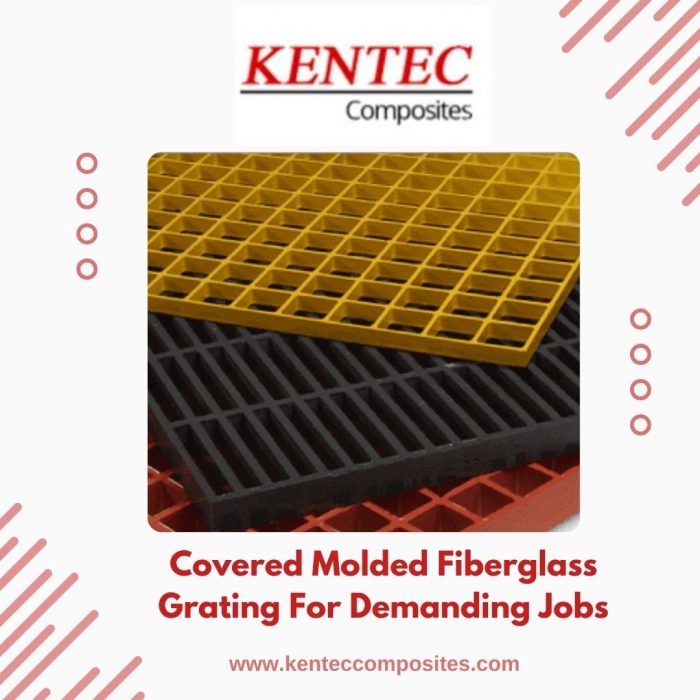 Covered Molded Fiberglass Grating For Demanding Jobs