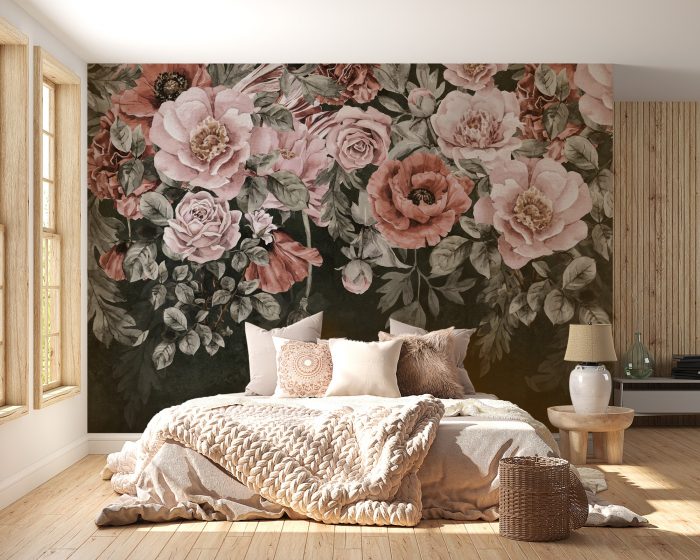 wallpaper floral mural