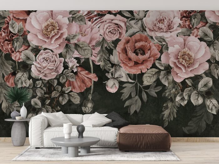 flower print wallpaper