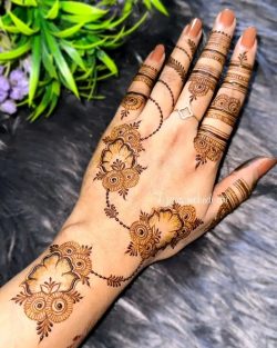 Beautiful Stylish Back Hand Mehndi Designs to Complete Your Wedding Look Effortlessly