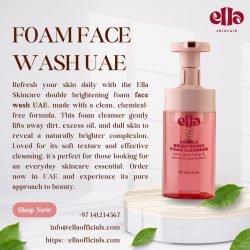 Explore natural and chemical free foam face wash UAE for daily skincare