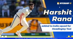Harshit Rana Joins Team India Ahead of First Test Against England in Headingley