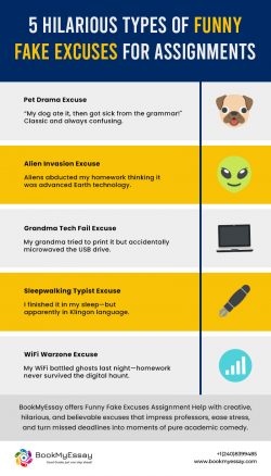 5 Hilarious Types of Funny Fake Excuses for Assignments