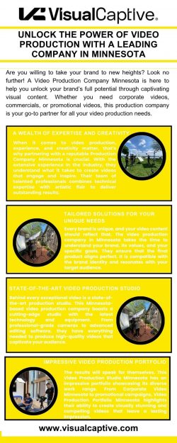 Unlock the Power of Video Production with a Leading Company in Minnesota