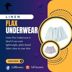 Naturally Superior: Experience Linen Flax Underwear Like Never Before