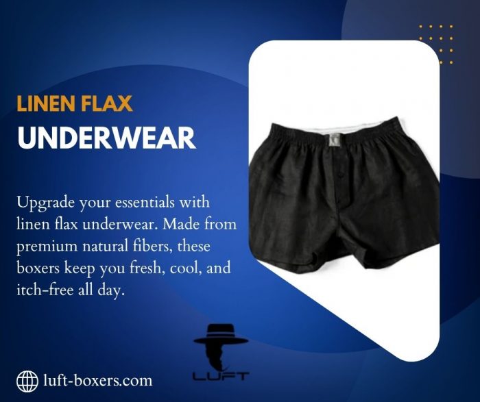 Naturally Cool: Linen Flax Underwear Designed for Pure Comfort