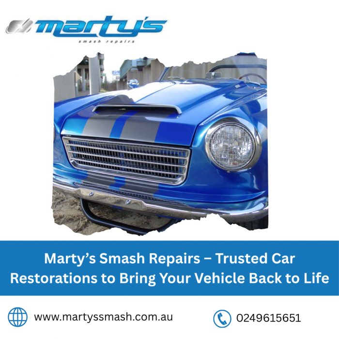 Marty’s Smash Repairs – Trusted Car Restorations to Bring Your Vehicle Back to Life