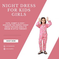 Buy Trendy Night Dress for Kids Girls Online