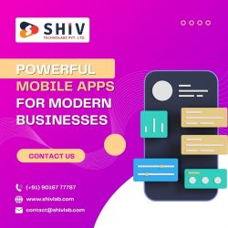 Affordable Mobile App Development Services by Shiv Technolabs