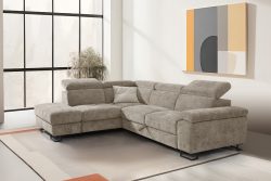SF-757N FABRIC LOUNGE FEATURING SOFA BED AND STORAGE