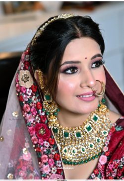 Flawless bridal glow delivered by the best bridal makeup artists in Chandigarh