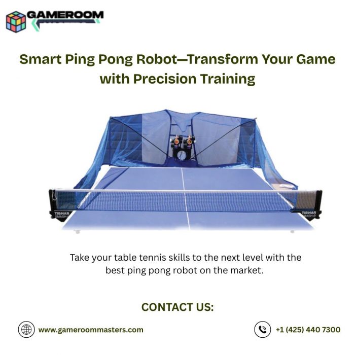 Smart Ping Pong Robot—Transform Your Game with Precision Training
