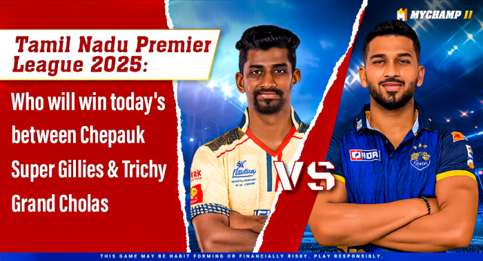 Tamil Nadu Premier League 2025: Who will win today’s match between Chepauk Super Gillies & T ...