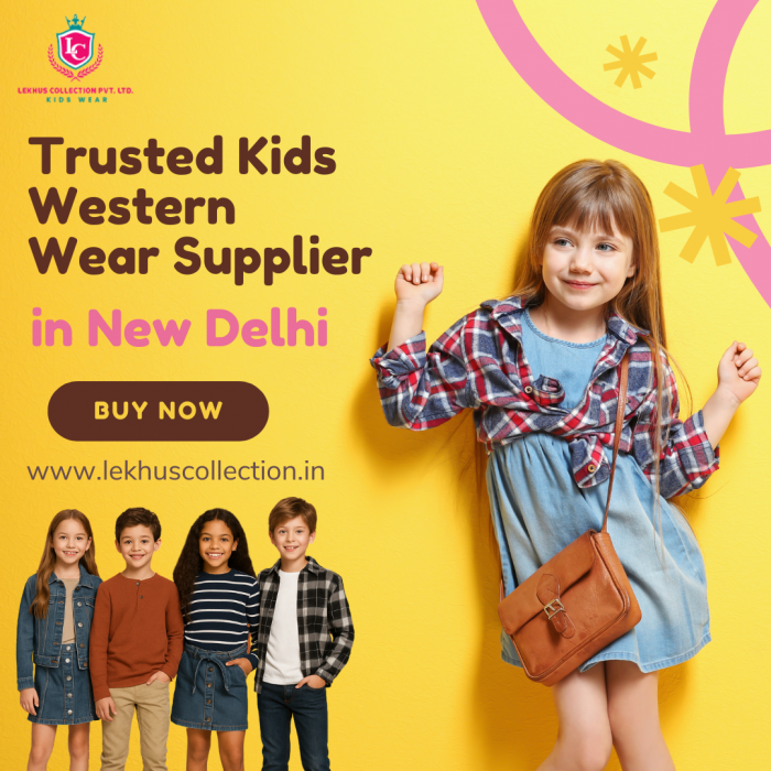 Trusted Kids Western Wear Supplier in New Delhi