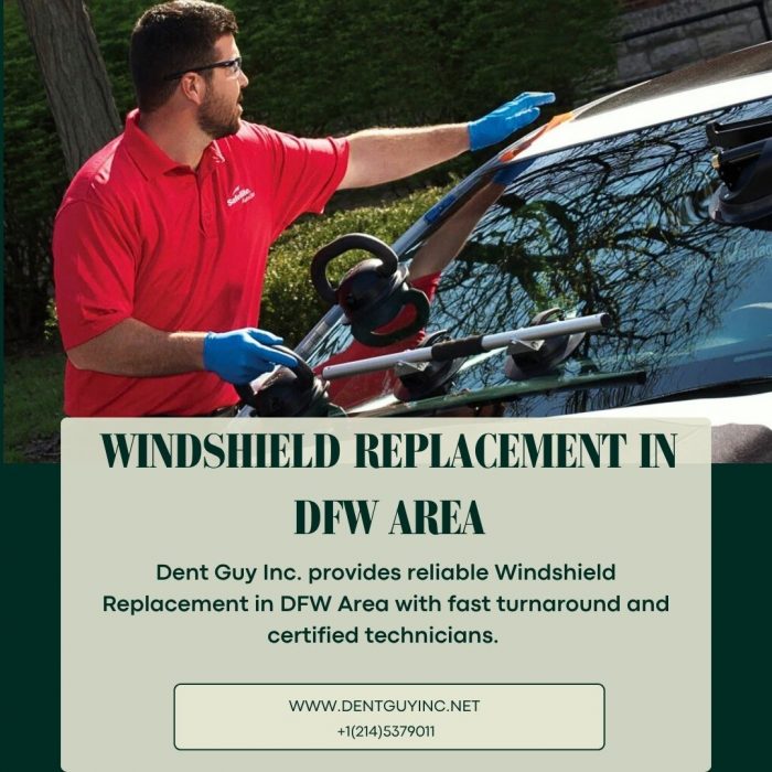 Windshield Replacement in DFW Area