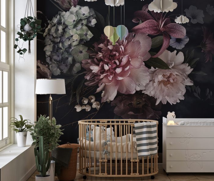 floral mural wallpaper