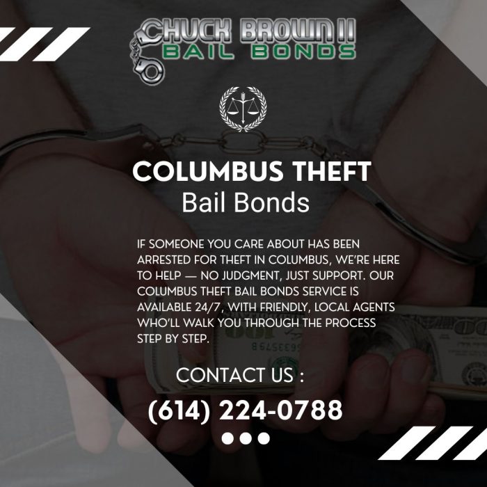 Arrested for Theft in Columbus? We’re Here to Help, Anytime
