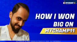 How I Won Big on MyChamp11 – My Experience with Fantasy Cricket