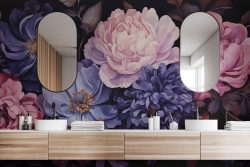 How flower wallpaper helps design a powerful interior