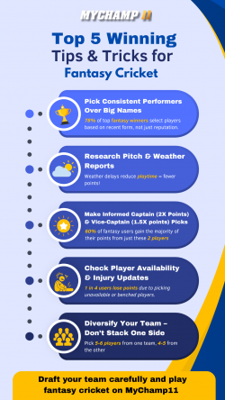 Top 5 Winning Tips & Tricks for Fantasy Cricket