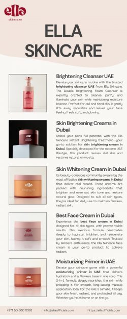 Shop Brightening Cleanser UAE Online for Clear Smooth and Healthy Skin