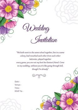 Heartwarming Wedding Invitation Wordings For Your Friends That Shine