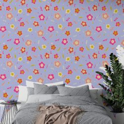 small floral wallpaper