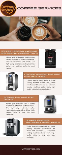 Coffee Vending Machine for Rental Invercargill