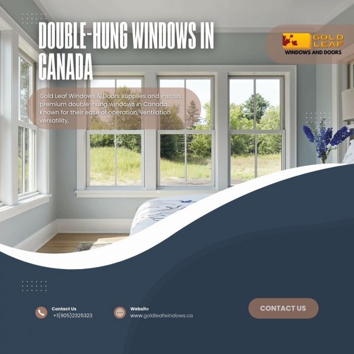 Double-hung windows in Canada