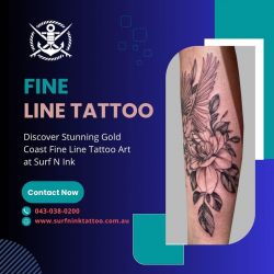 Discover Stunning Gold Coast Fine Line Tattoo Art at Surf N Ink