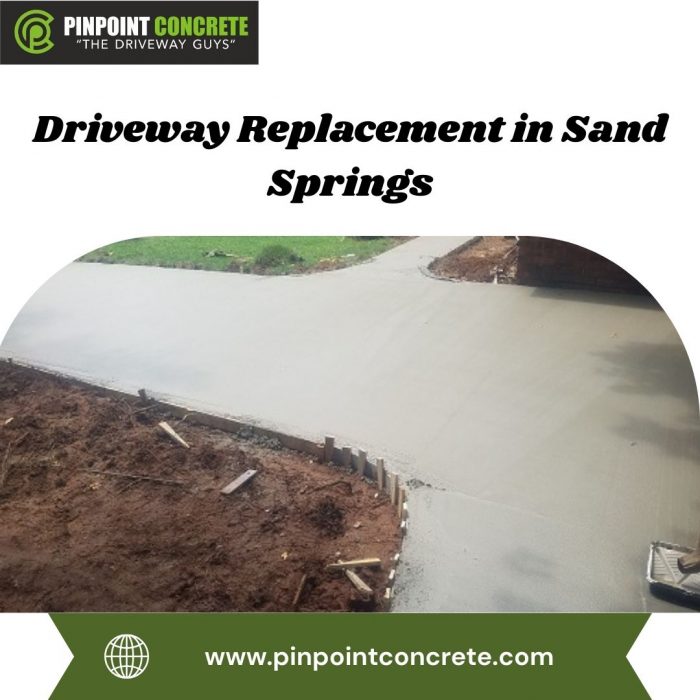 Driveway Replacement in Sand Springs