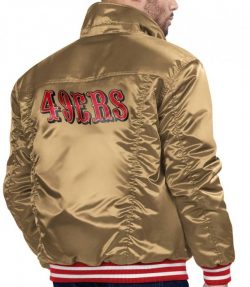 49ers Gold San Francisco Jacket – Bold Sideline Energy, Street-Ready Style